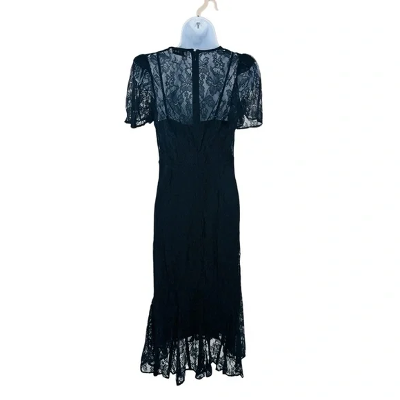 lace crochet dress One-of-a-Kind Antique Irish Lace Trained Gown main image 0